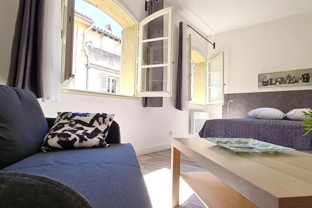 Appartamento Charmant Et Lumineux Studio Intramuros Avignone Esterno foto